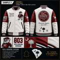 South Carolina State University 1896 White Heritage Leather Jacket